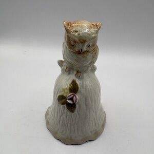 Owl Ceramic 5" Bell Made in Taiwan